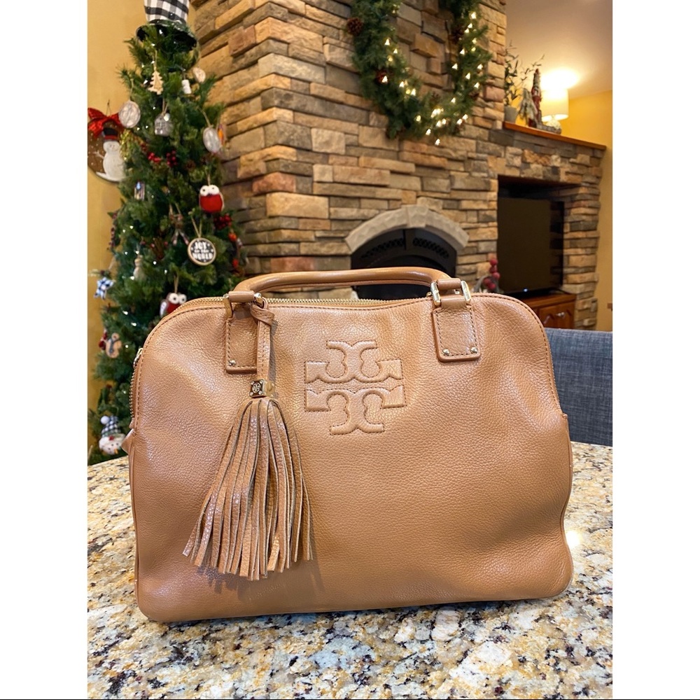 Tory Burch Thea Triple Zip Satchel Bag